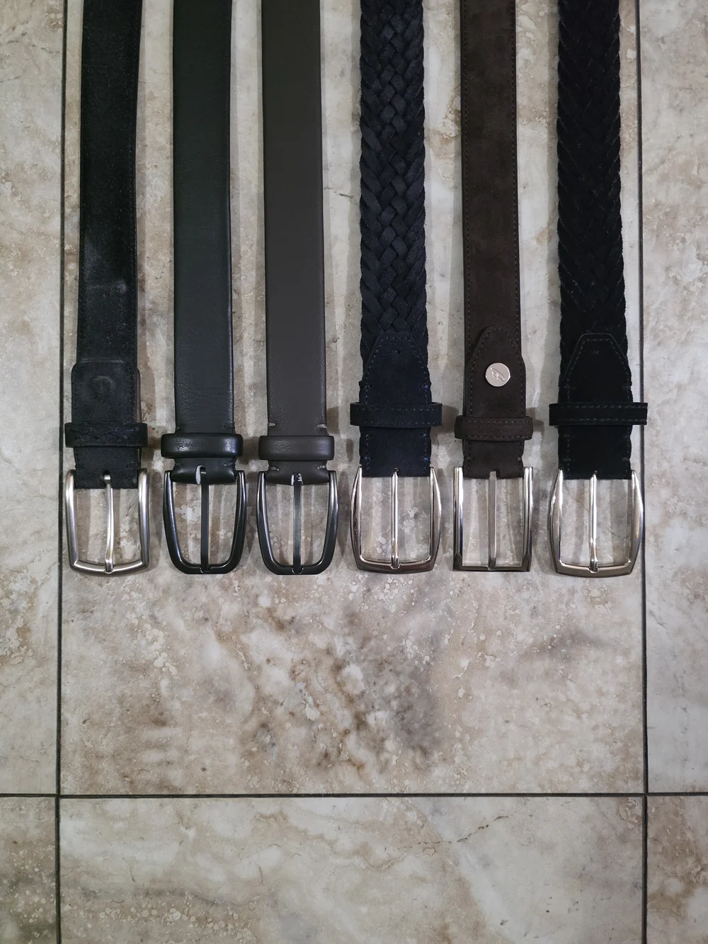 6 - Luxury Brioni and Zegna Belts - Italian Designer All Size 95 Cm